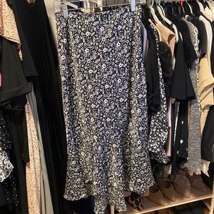 Abercrombie high low floral midi